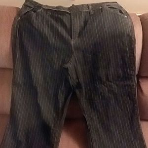 Old navy pinstriped jeans